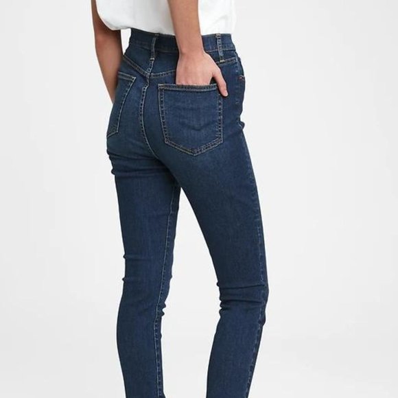GAP Sky High Rise True Skinny Jeans NEW - Picture 4 of 7
